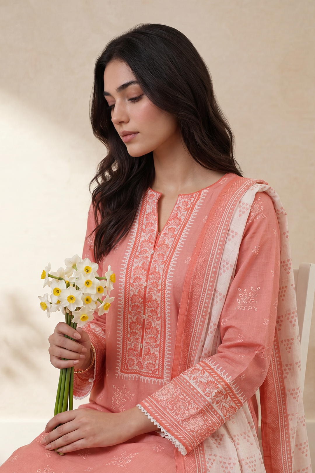 Kurta Dupatta Trouser - 1956