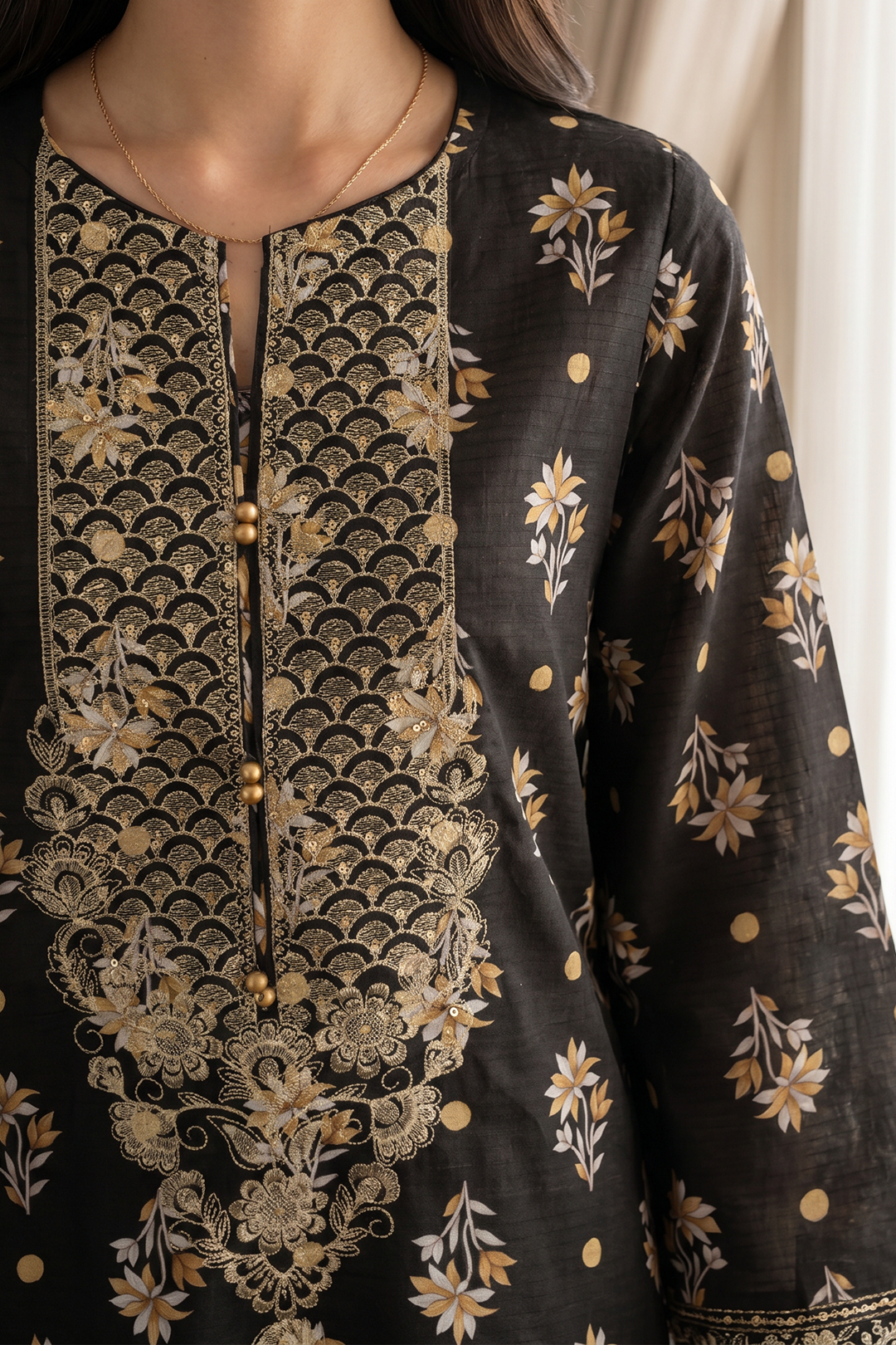 Embroidered Kurta Dupatta Trouser - 1959