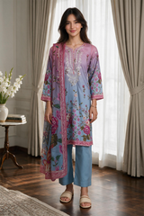 Embroidered Kurta Dupatta Trouser - 1963