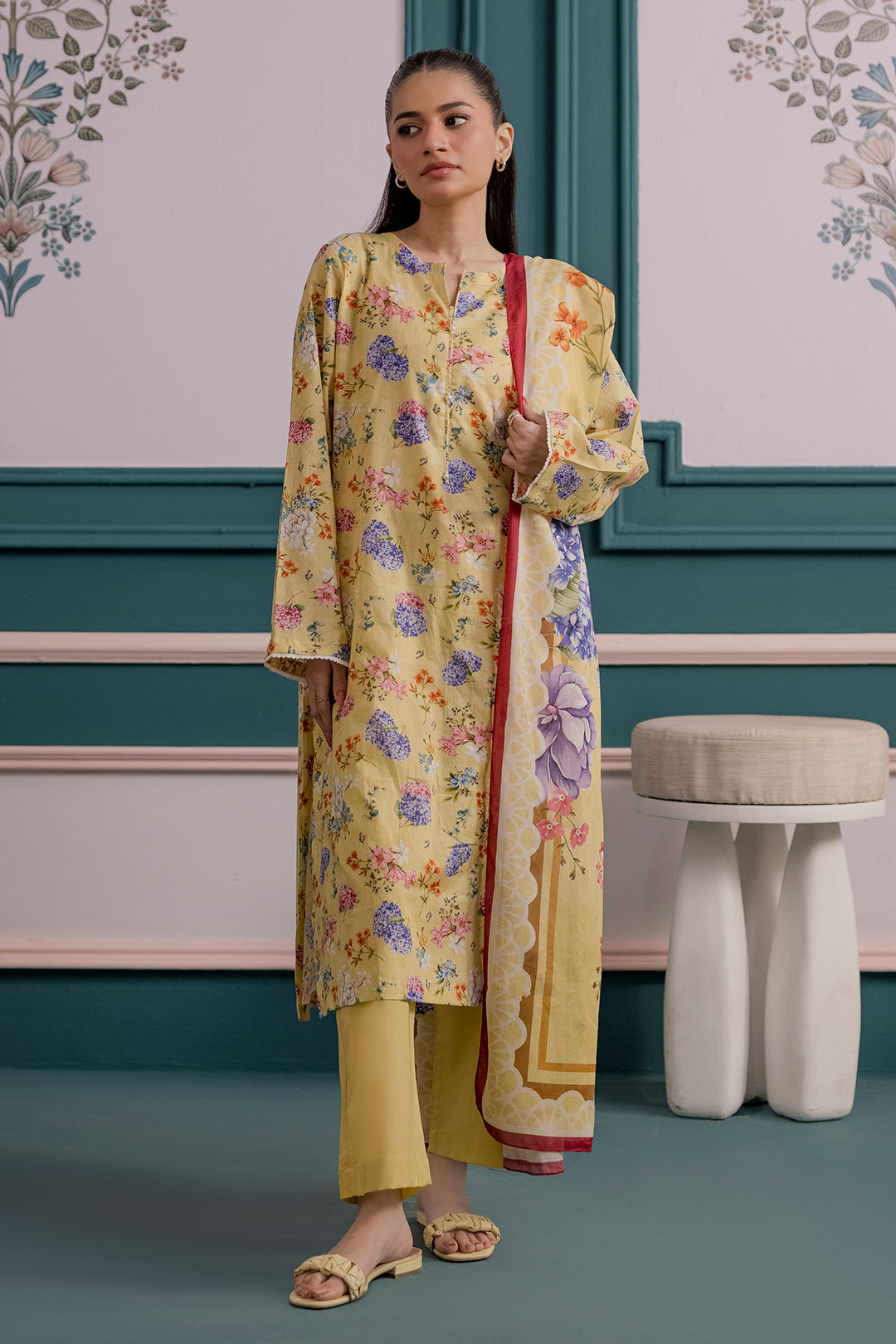 Kurta Dupatta Trouser - 2167