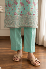 Embroidered Kurta Dupatta Trouser - 2189