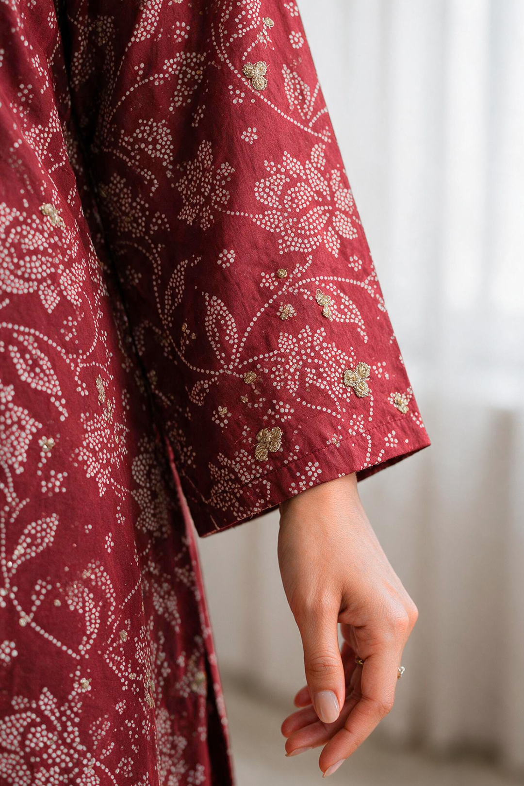 Embroidered Kurta Dupatta Trouser - 2191