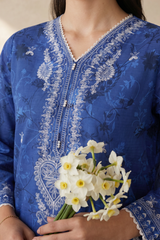 Embroidered Kurta Dupatta Trouser - 2192