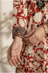 Embroidered Kurta Dupatta Trouser - 2193