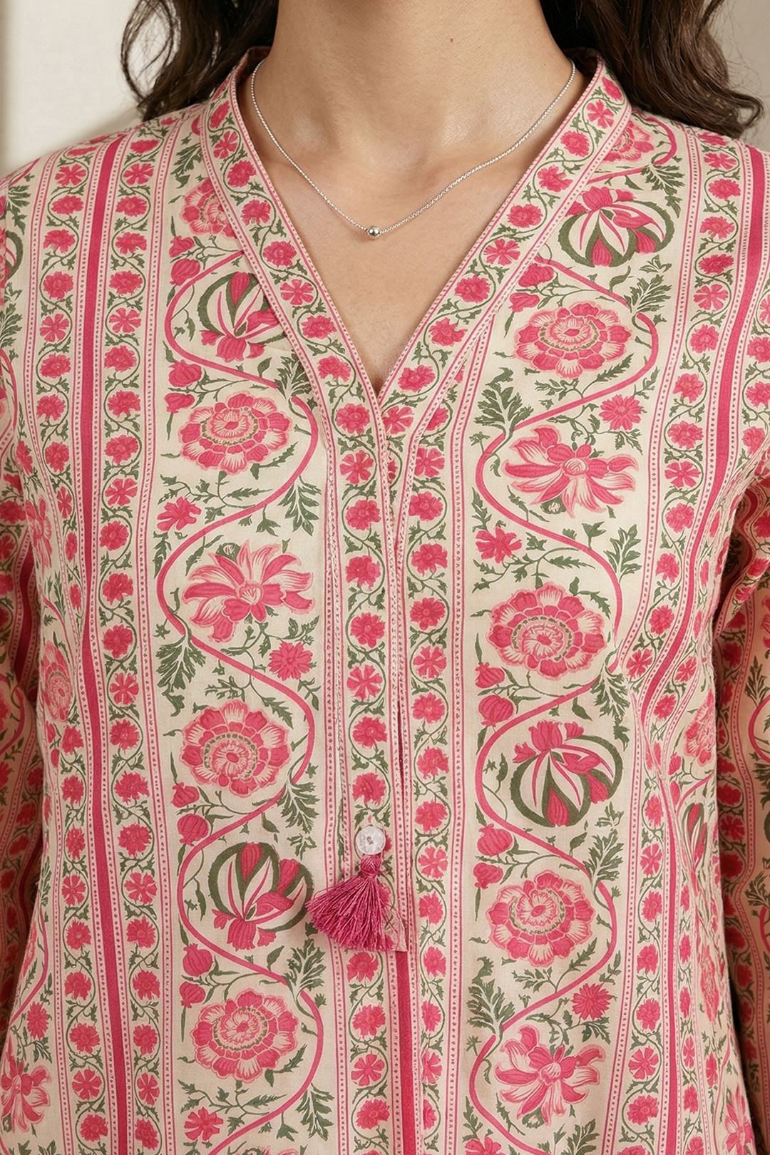 Embroidered Kurta Dupatta Trouser - 2195
