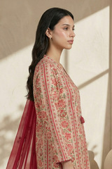 Embroidered Kurta Dupatta Trouser - 2195
