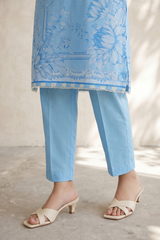 Embroidered Kurta Dupatta Trouser - 2199