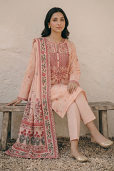 Embroidered Kurta Dupatta Trouser - 2200