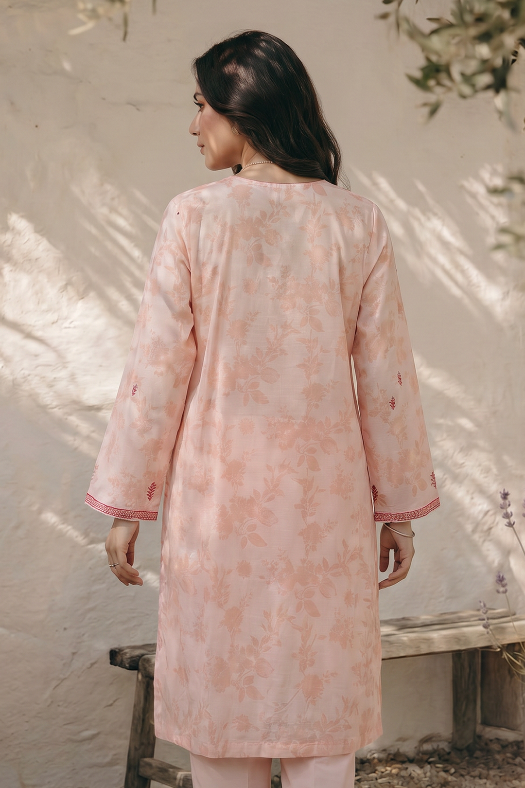 Embroidered Kurta Dupatta Trouser - 2200