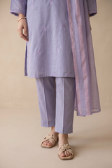 Embroidered Kurta Dupatta Trouser - 2208