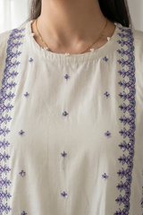 Embroidered Kurta Dupatta Trouser - 2207