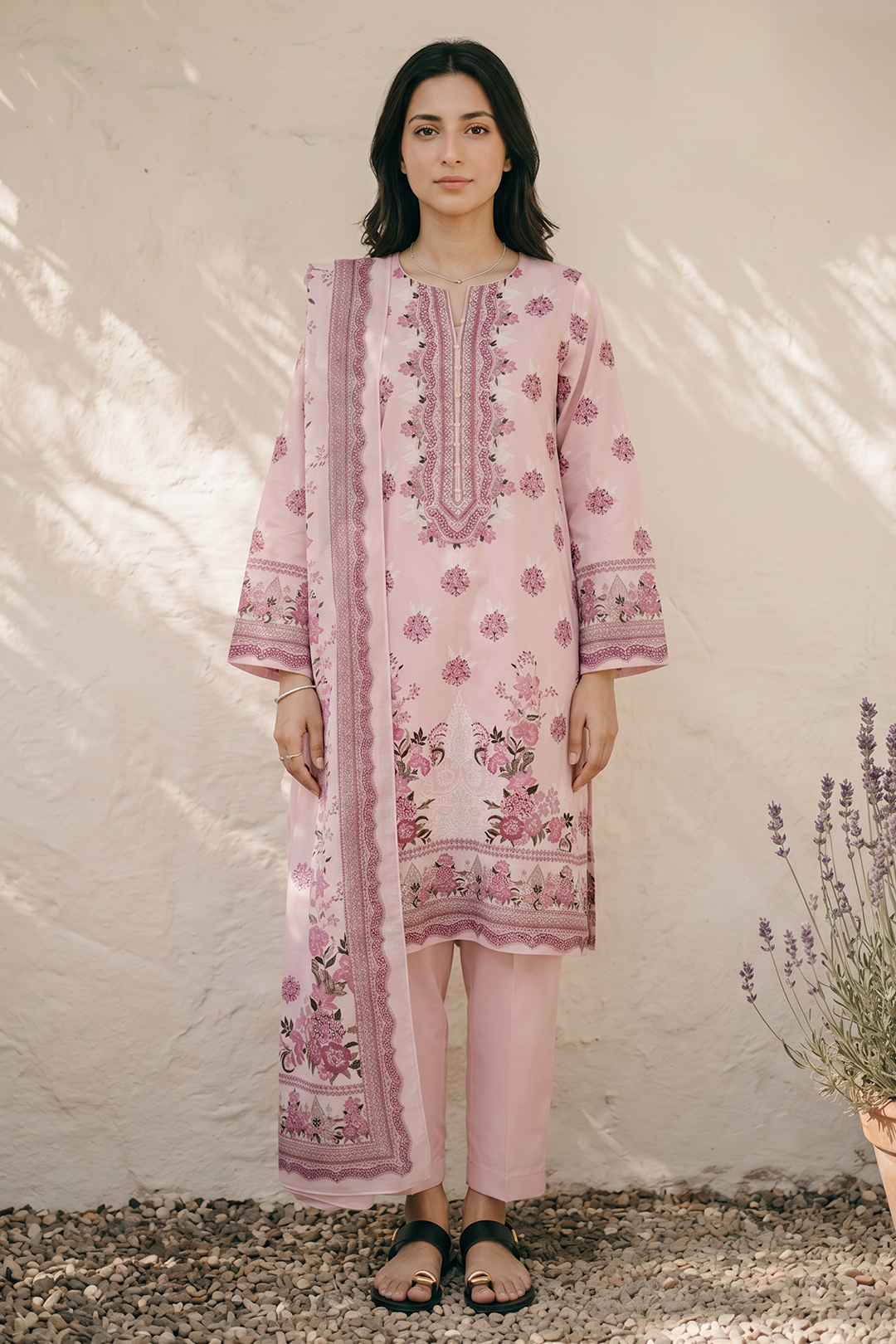 Kurta Dupatta Trouser - 2438