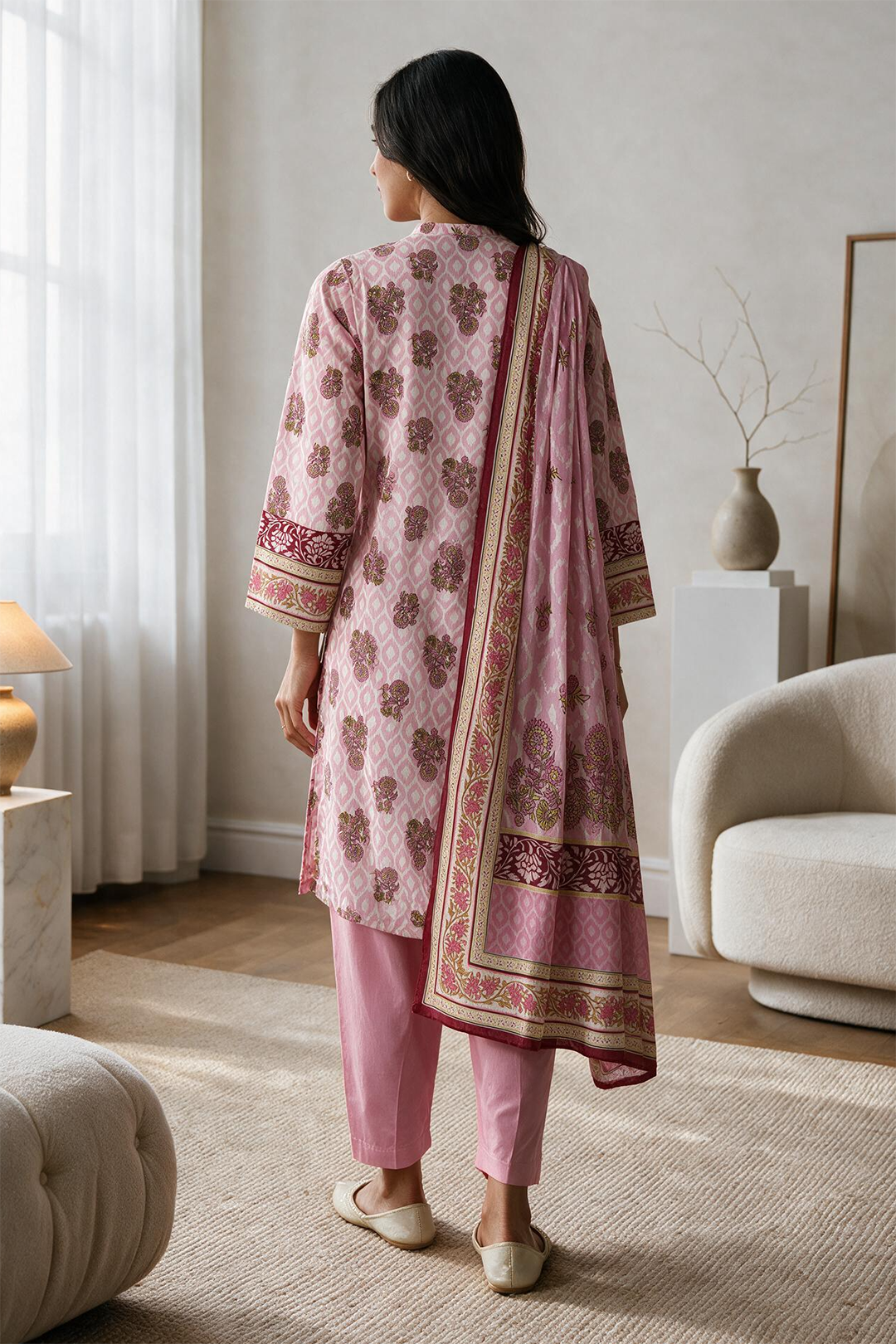 Kurta Dupatta Trouser - 2463