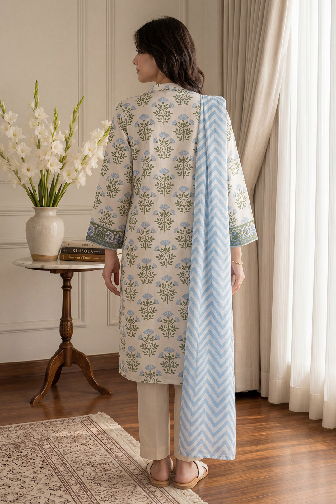 Kurta Dupatta Trouser - 2478