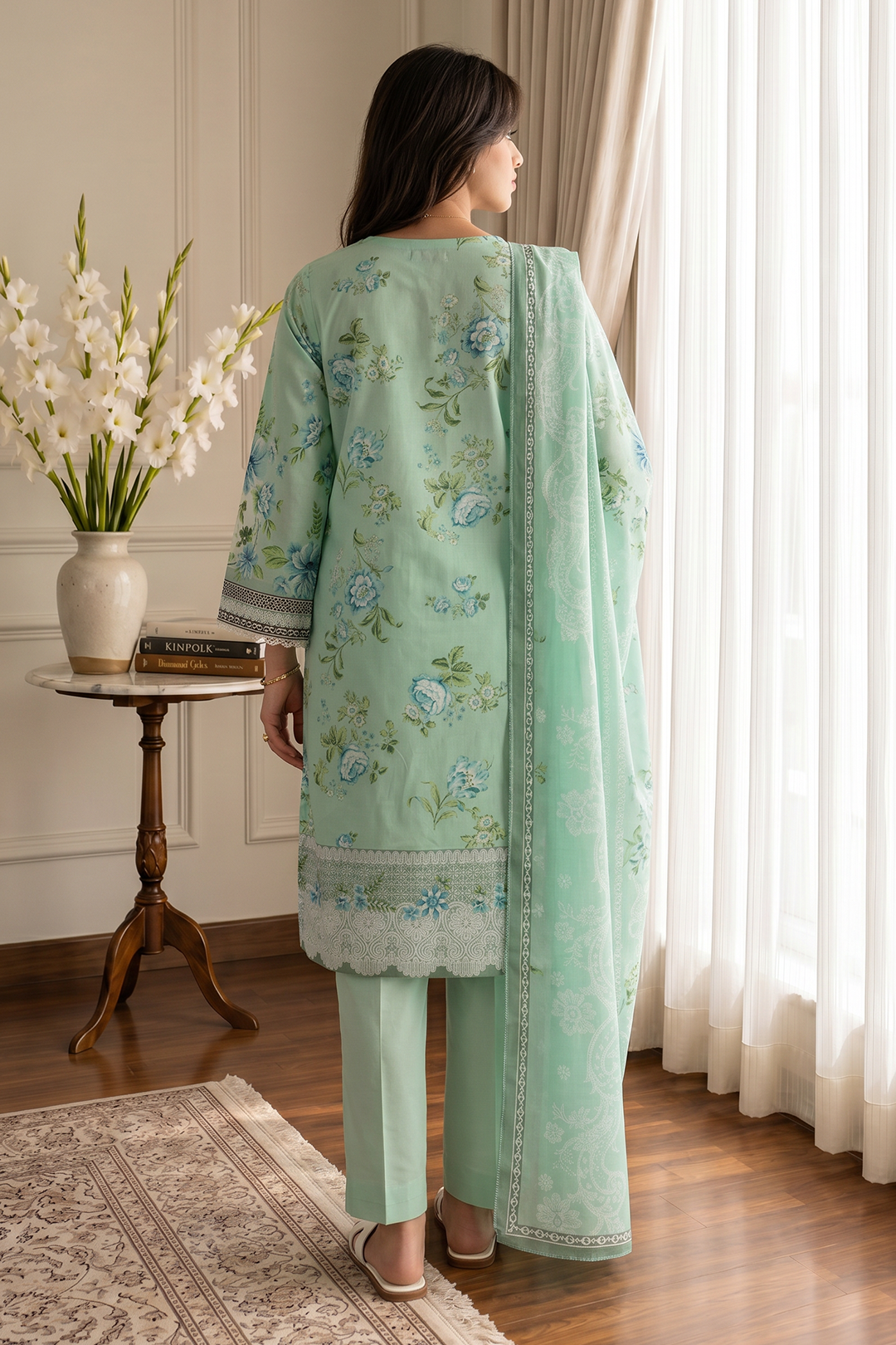 Kurta Dupatta Trouser - 2485