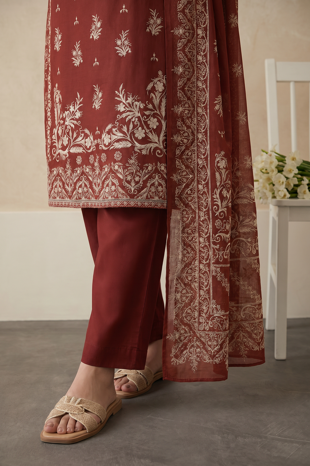 Kurta Dupatta Trouser - 2491