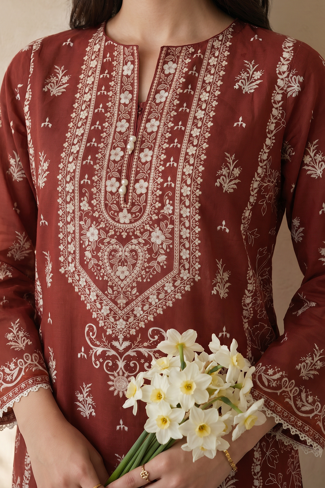 Kurta Dupatta Trouser - 2491