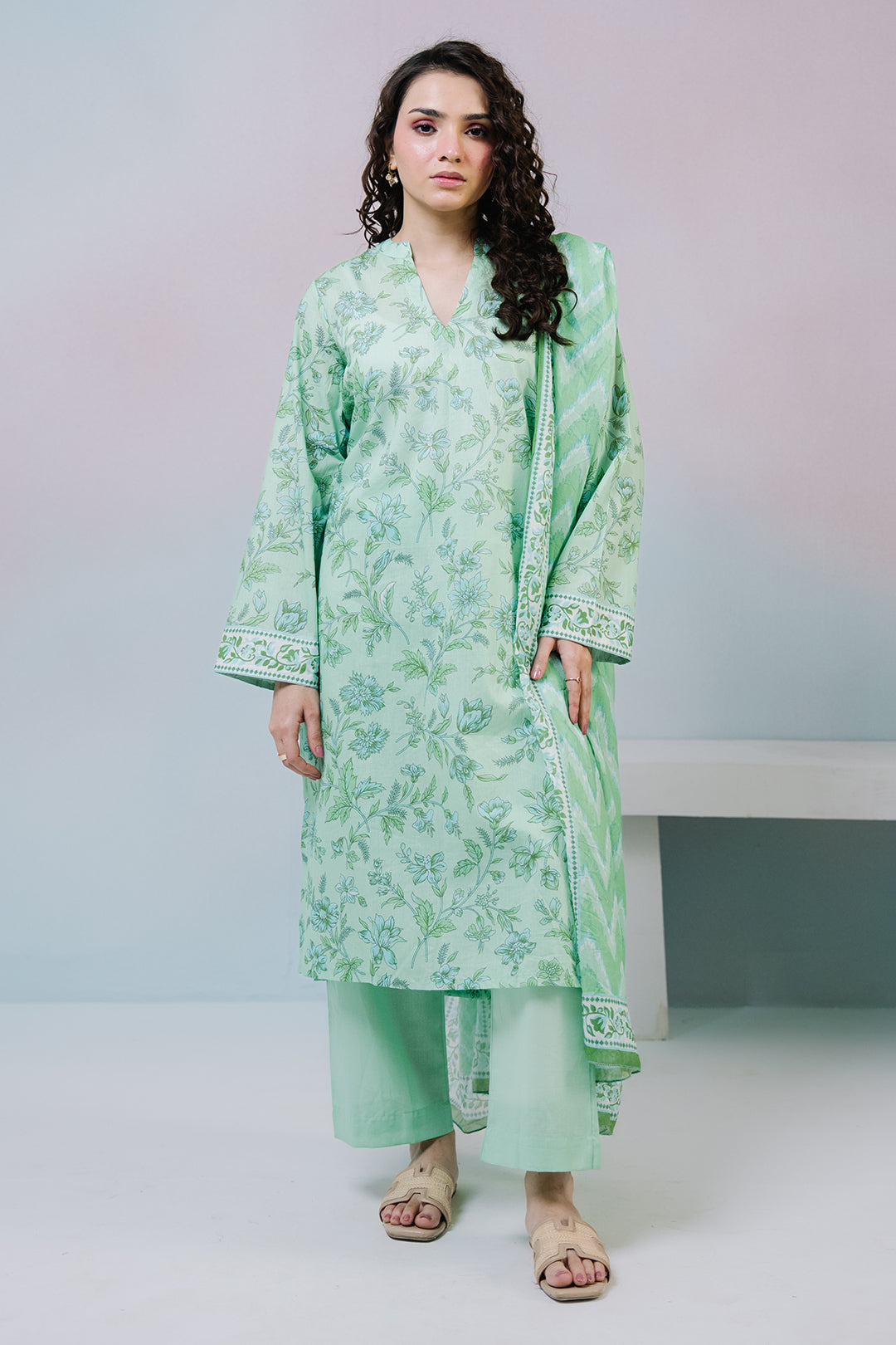 Kurta Dupatta Trouser - 2493