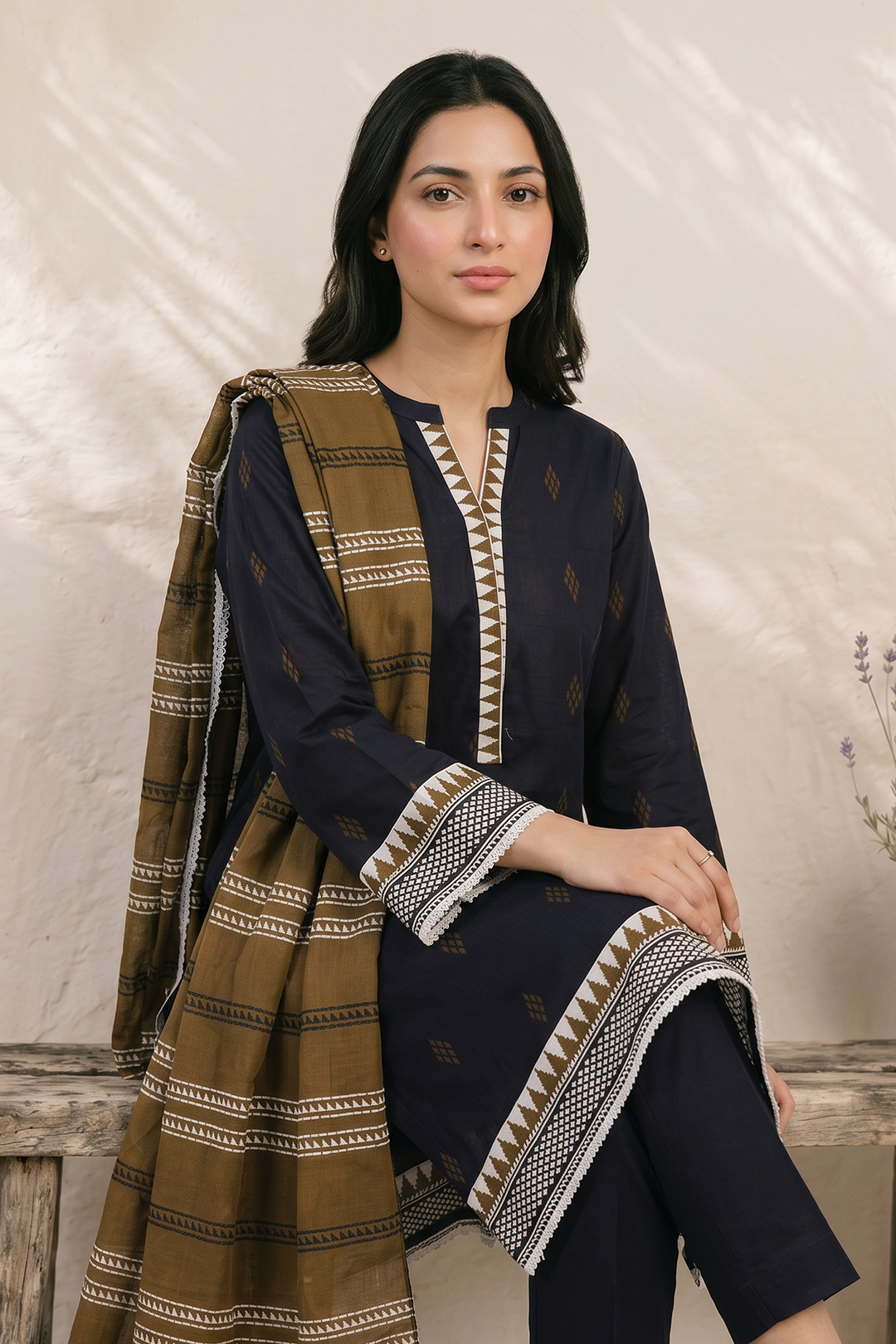 Kurta Dupatta Trouser - 2496