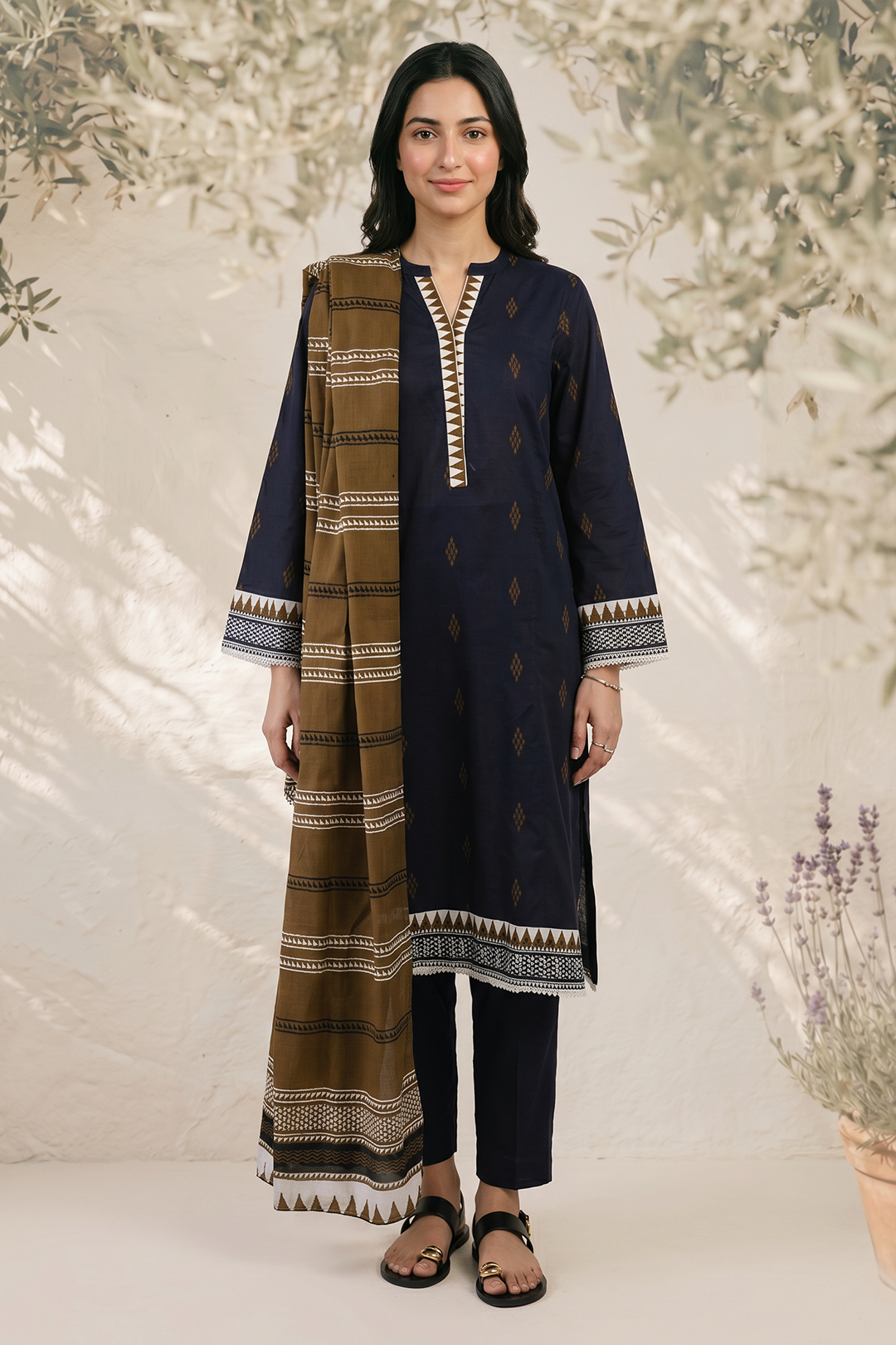 Kurta Dupatta Trouser - 2496