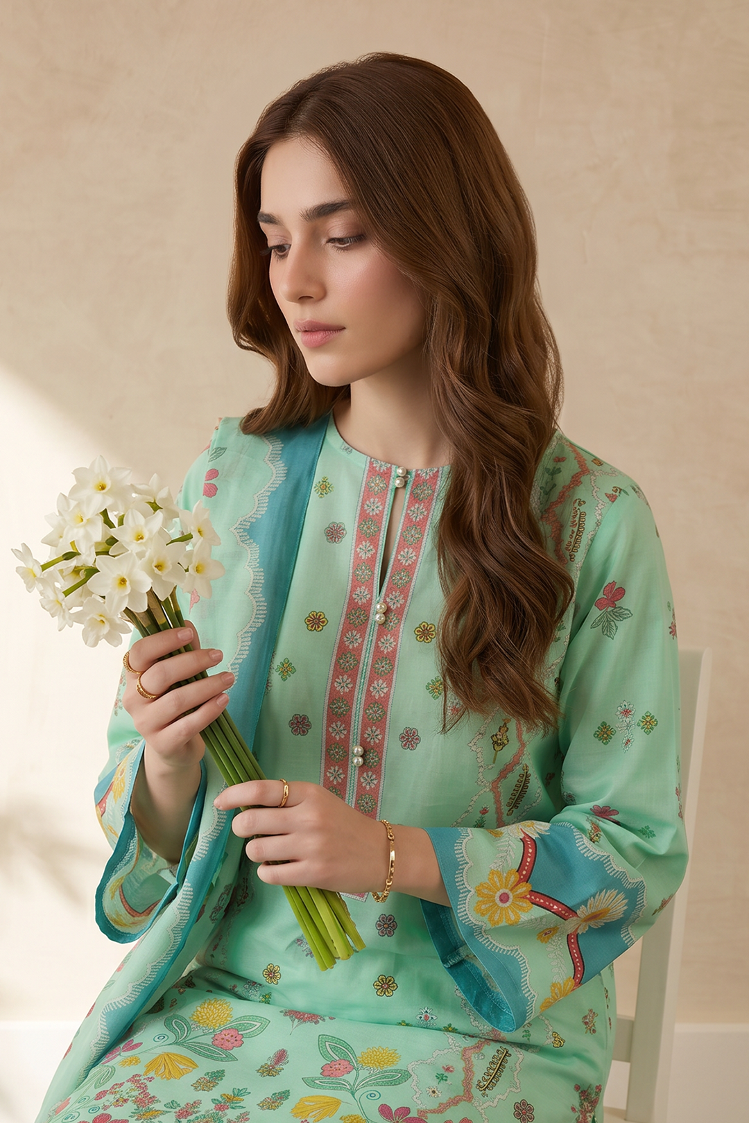 Kurta Dupatta Trouser - 2500
