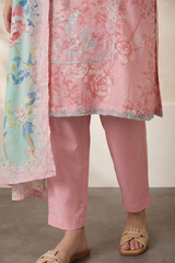 Embroidered Kurta Dupatta Trouser - 2512