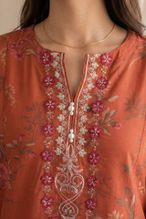 Embroidered Kurta Dupatta Trouser - 2515