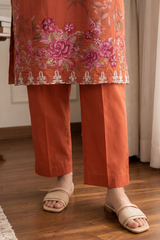 Embroidered Kurta Dupatta Trouser - 2515