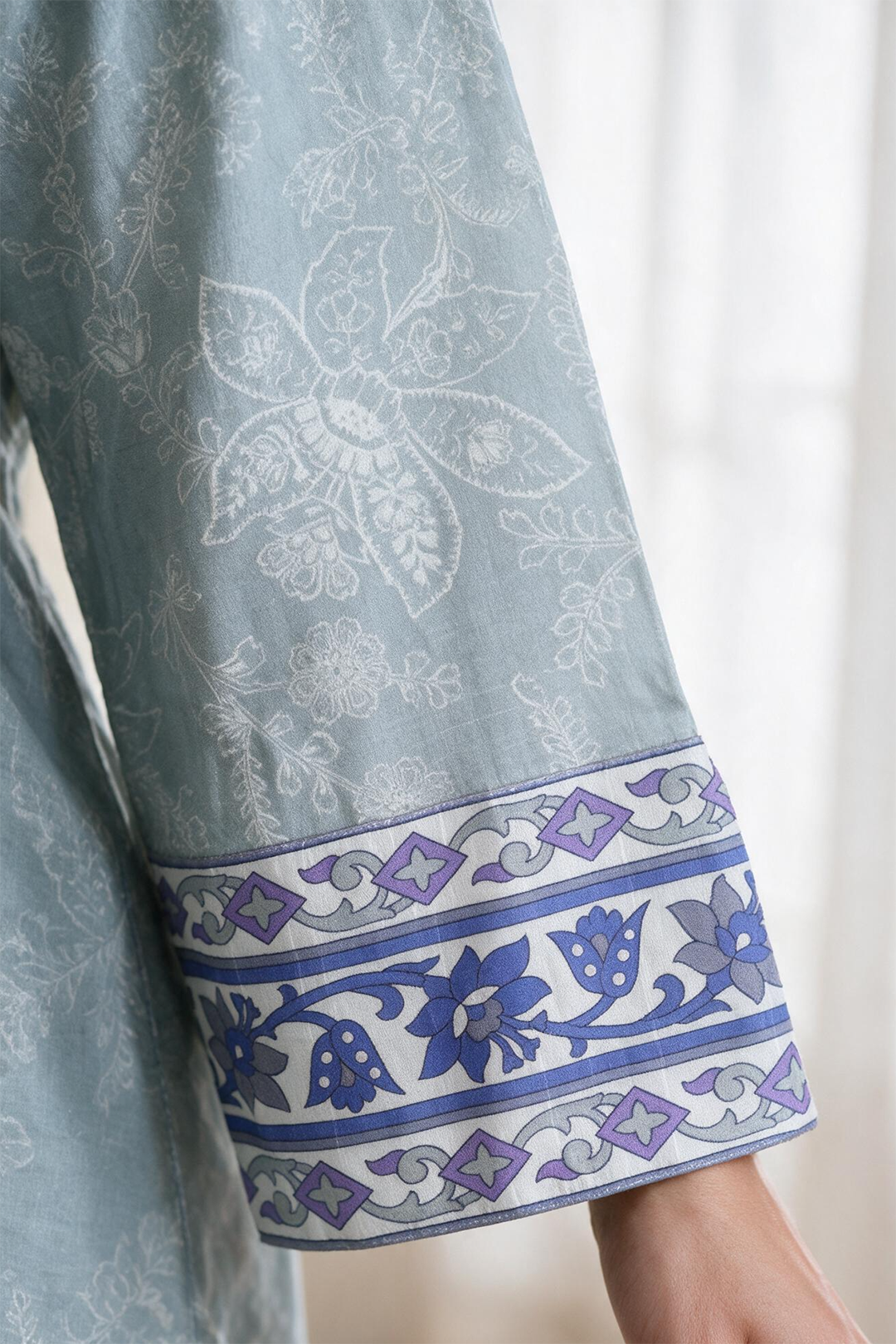 Embroidered Kurta Dupatta Trouser - 2530