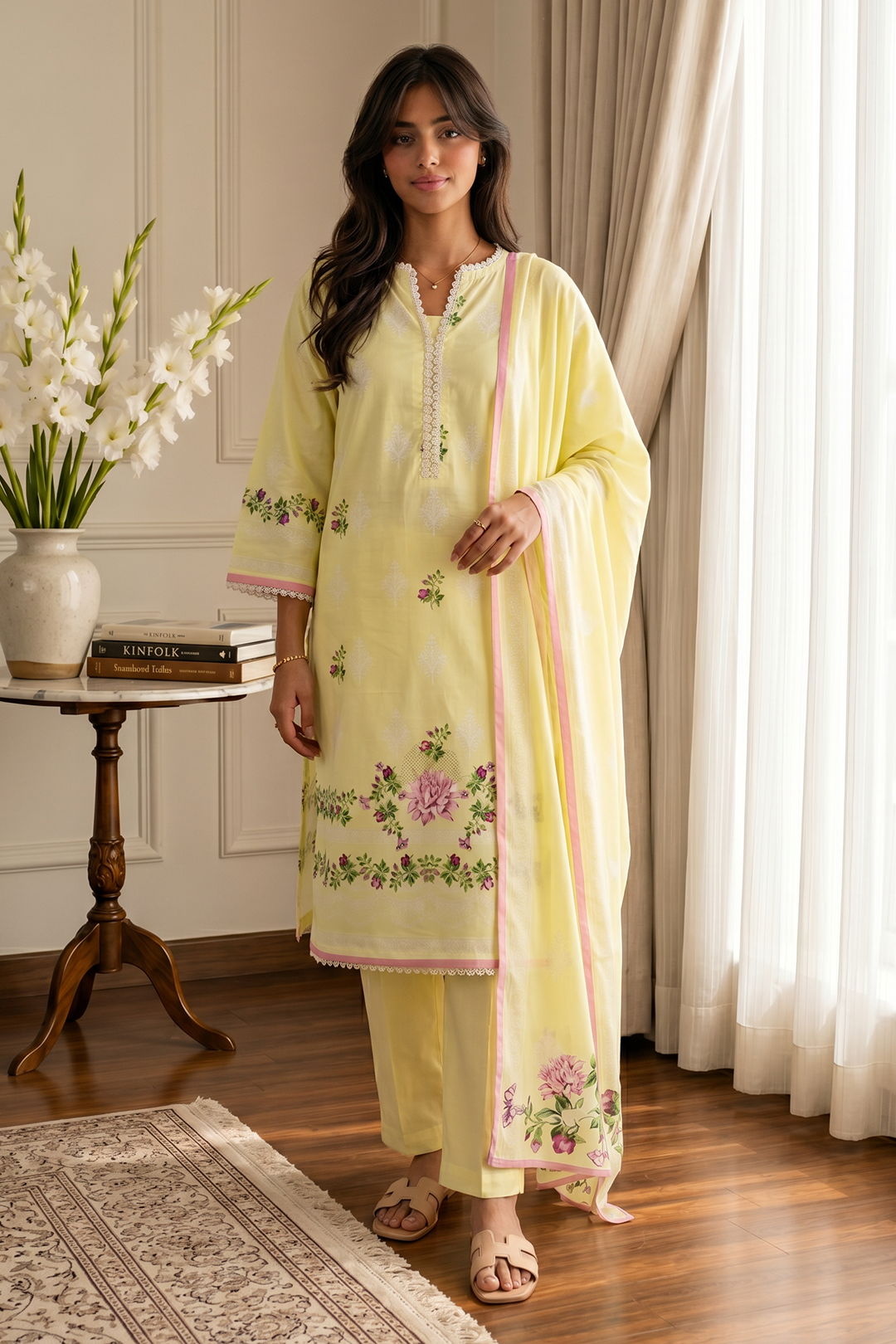 Kurta Dupatta Trouser - 2680