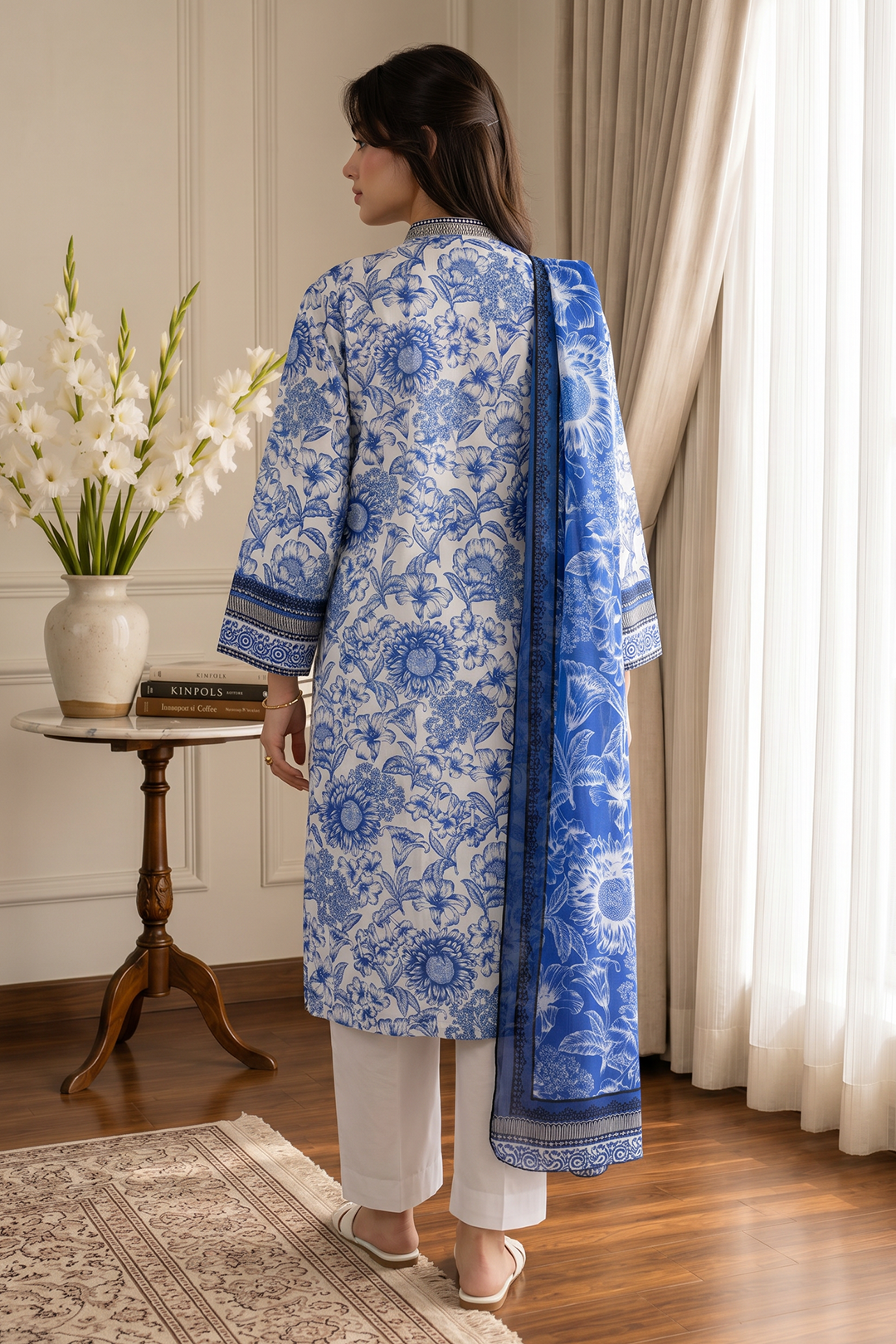 Kurta Dupatta Trouser - 2686
