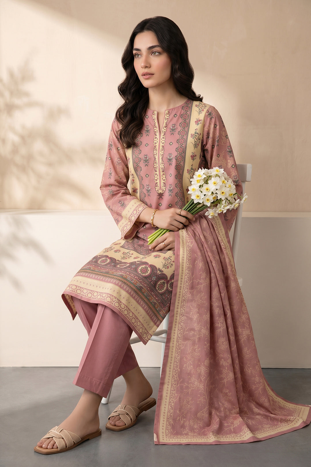 Kurta Dupatta Trouser - 2688