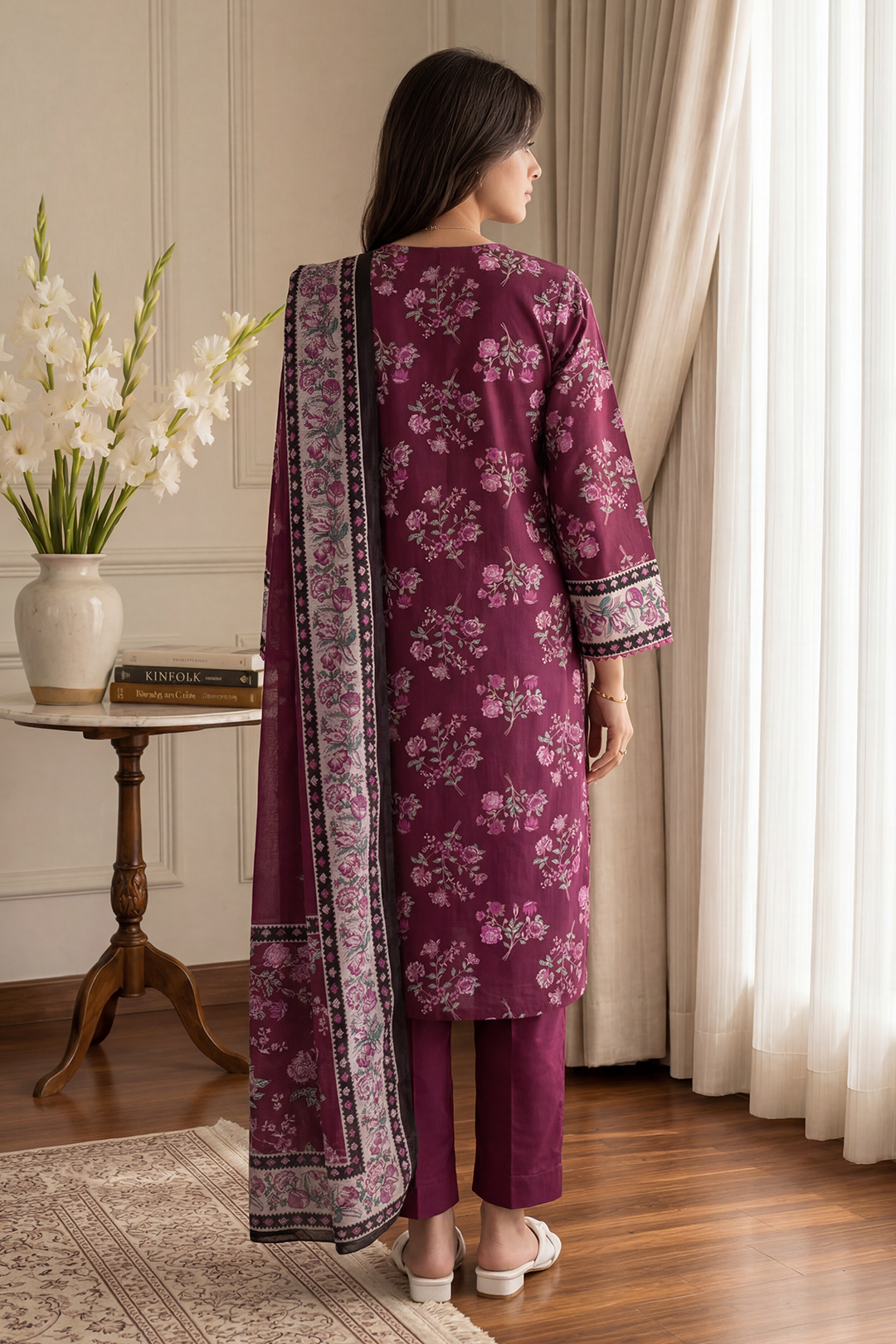 Kurta Dupatta Trouser - 2695
