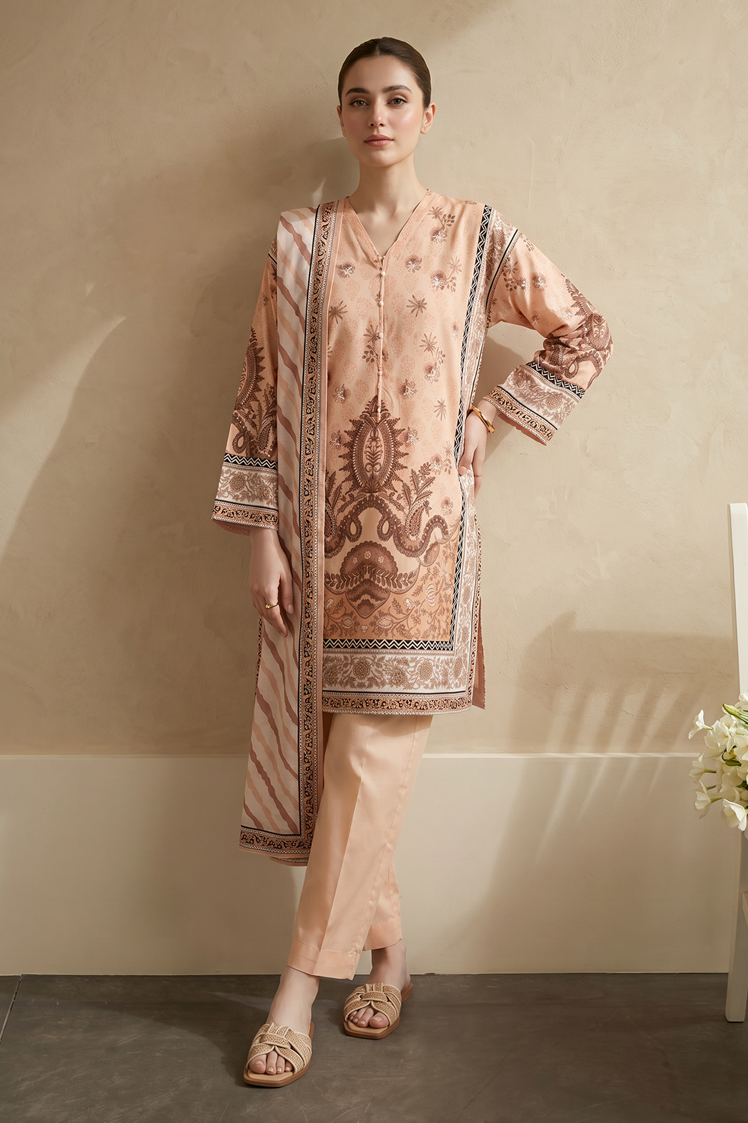 Kurta Dupatta Trouser - 2696