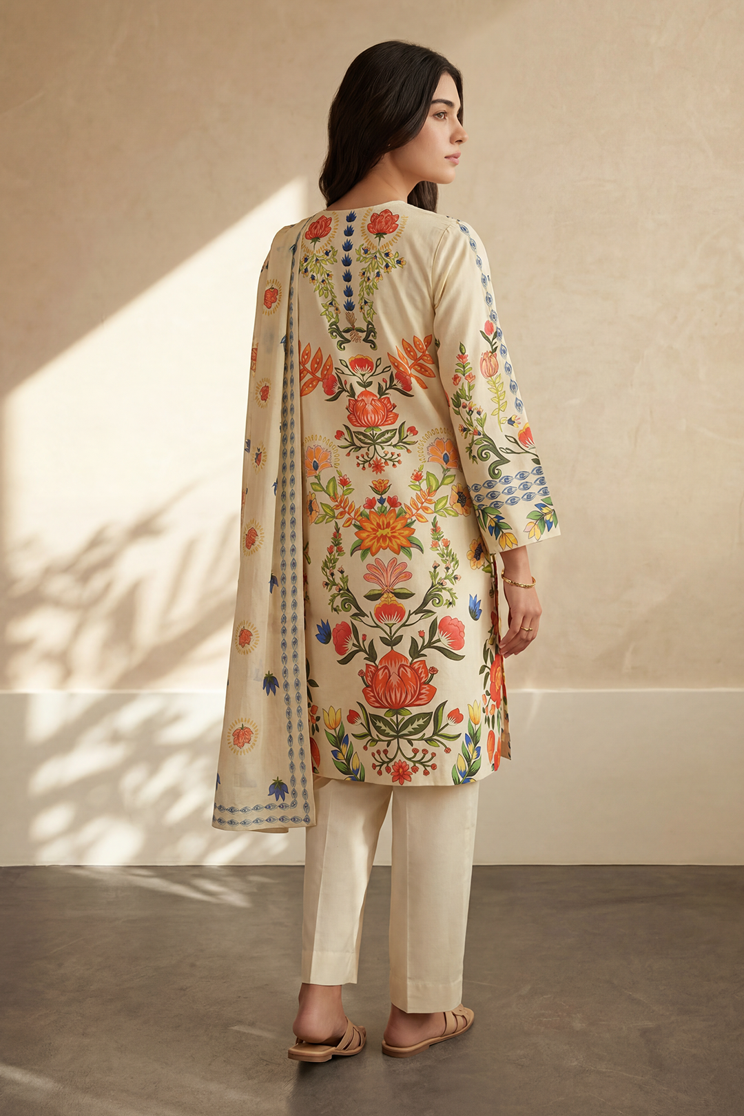 Kurta Dupatta Trouser - 2698