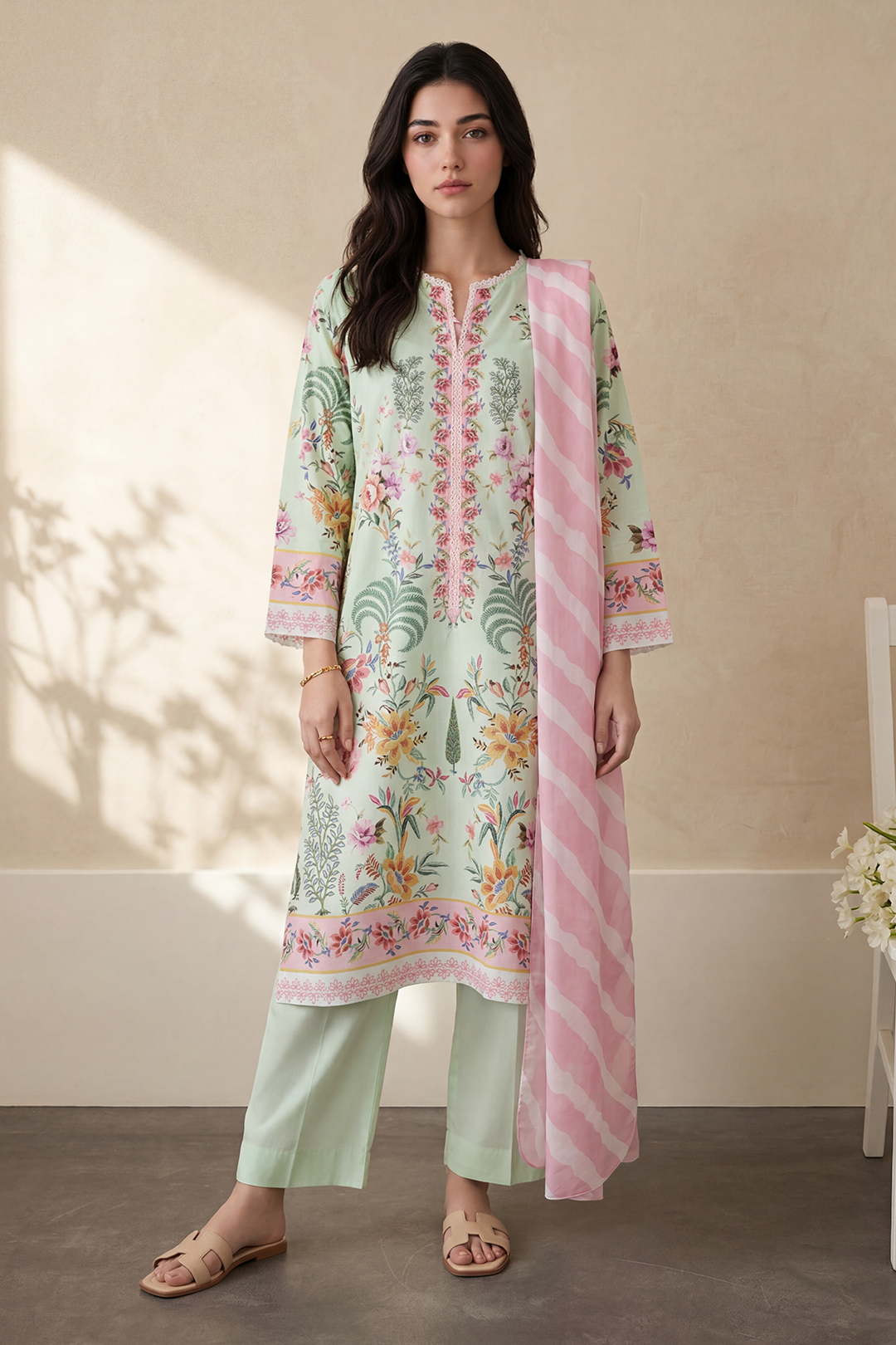 Kurta Dupatta Trouser - 2702
