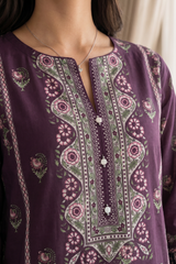 Embroidered Kurta Dupatta Trouser - 2703