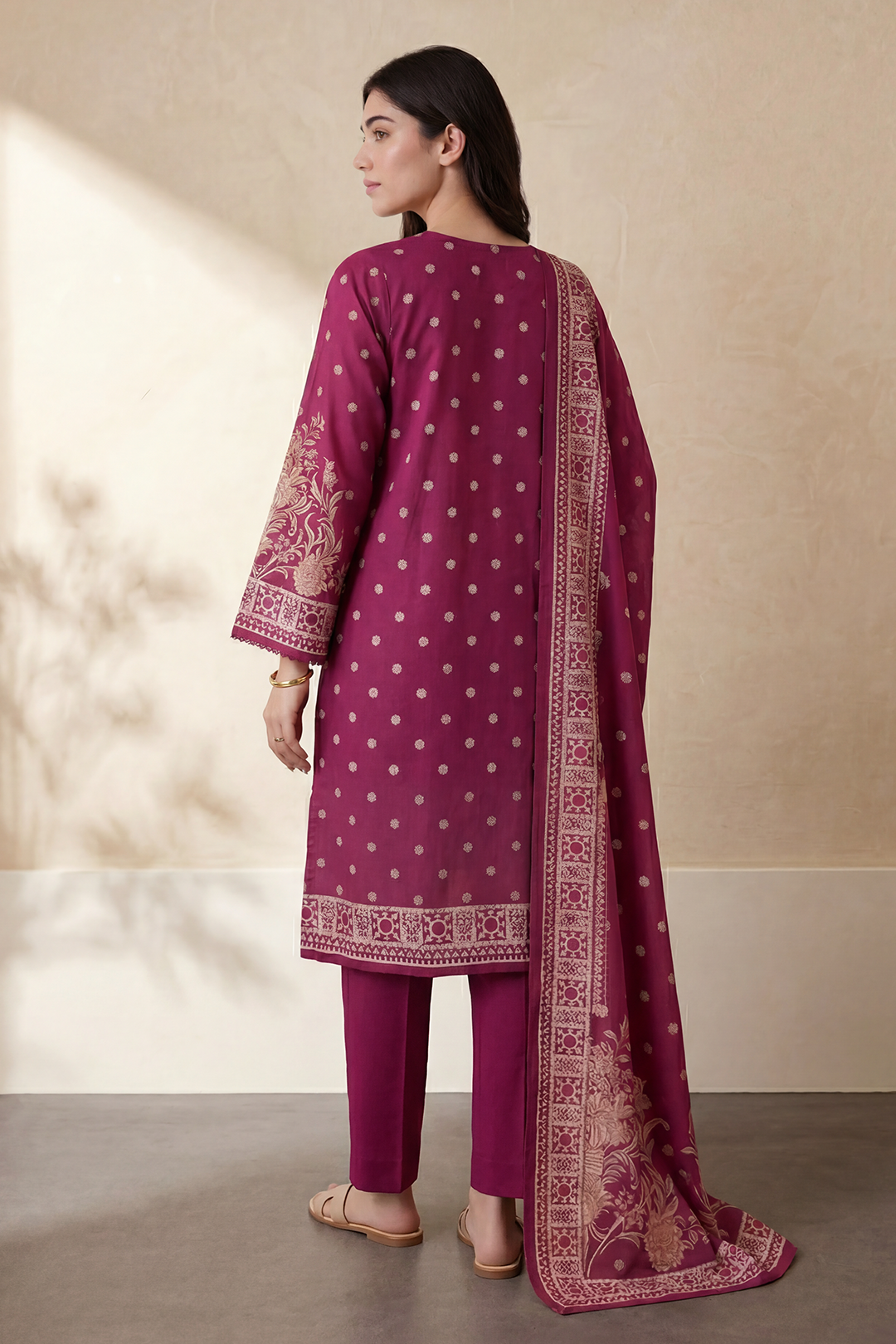 Kurta Dupatta Trouser - 2705