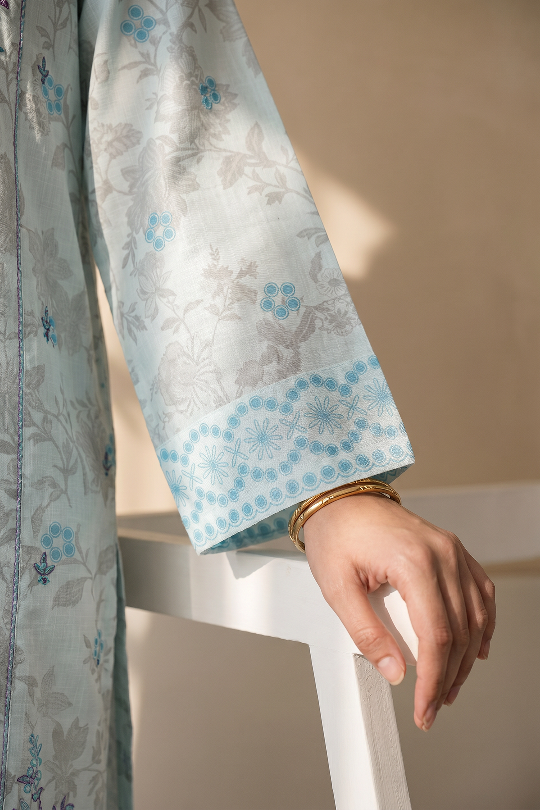 Embroidered Kurta Dupatta Trouser - 2726