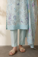 Embroidered Kurta Dupatta Trouser - 2726