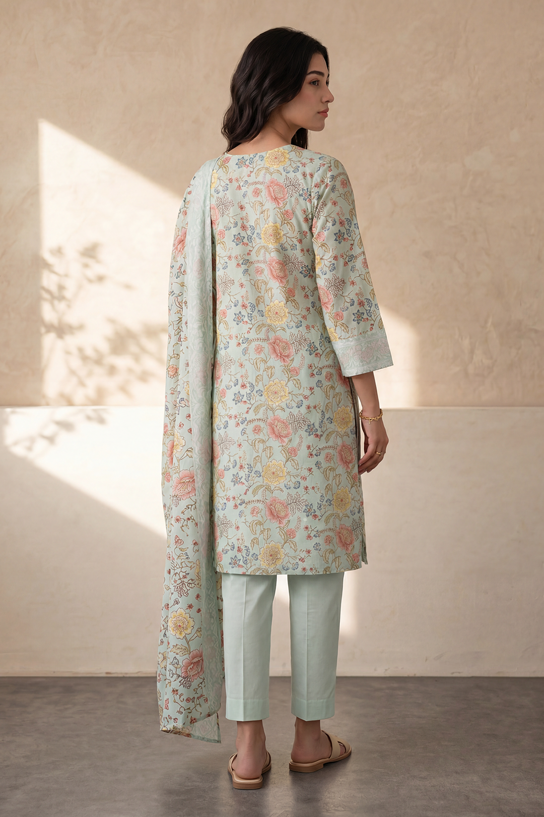 Kurta Dupatta Trouser - 2708