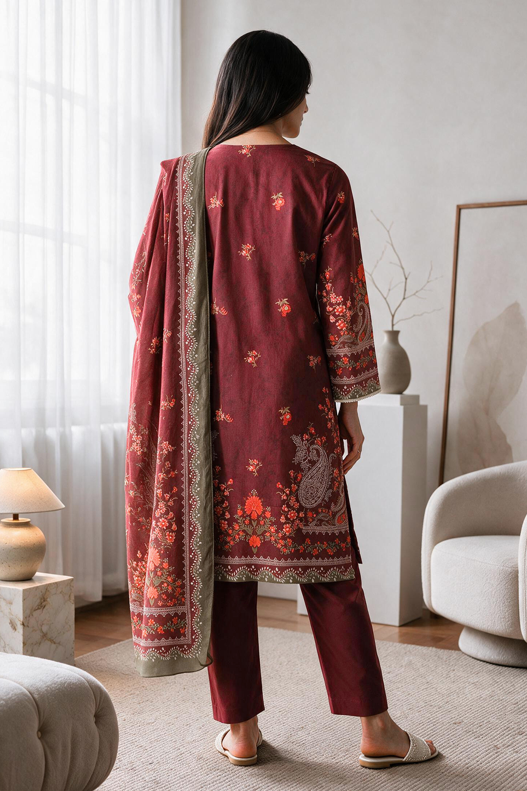 Kurta Dupatta Trouser - 2939