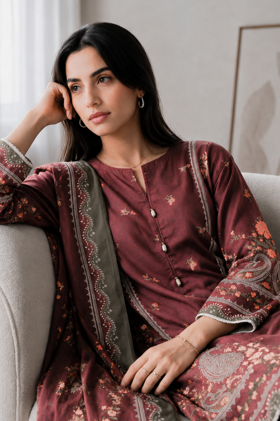 Kurta Dupatta Trouser - 2939
