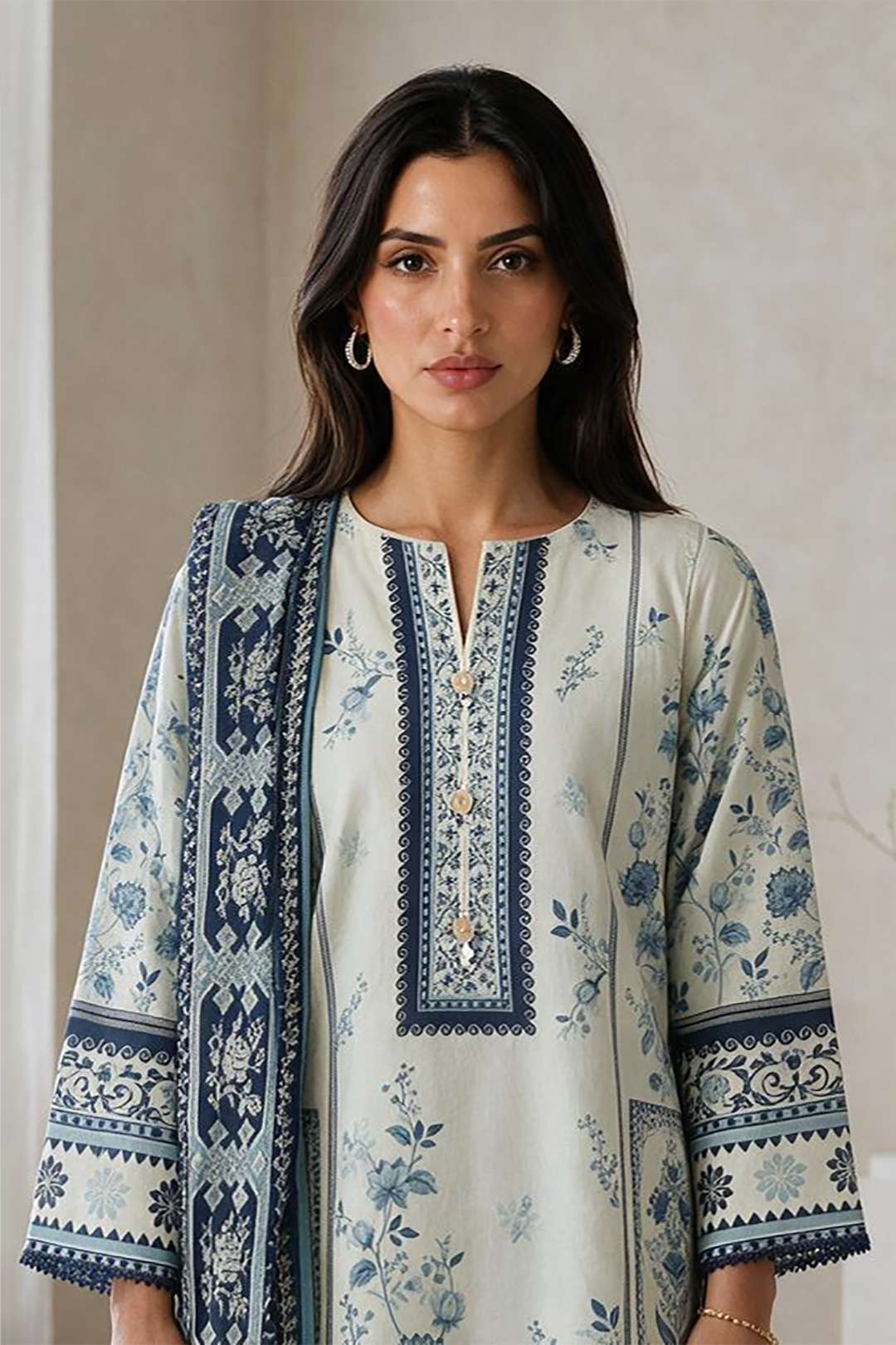 Kurta Dupatta Trouser - 2945