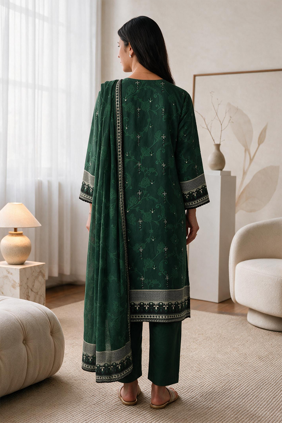 Kurta Dupatta Trouser - 2946