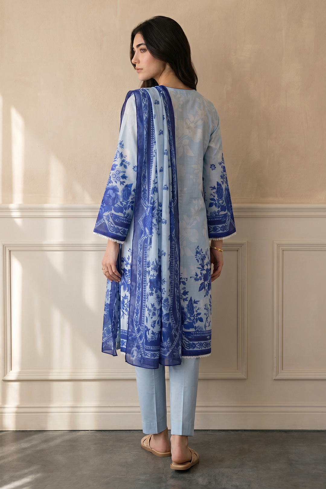 Kurta Dupatta Trouser - 1950