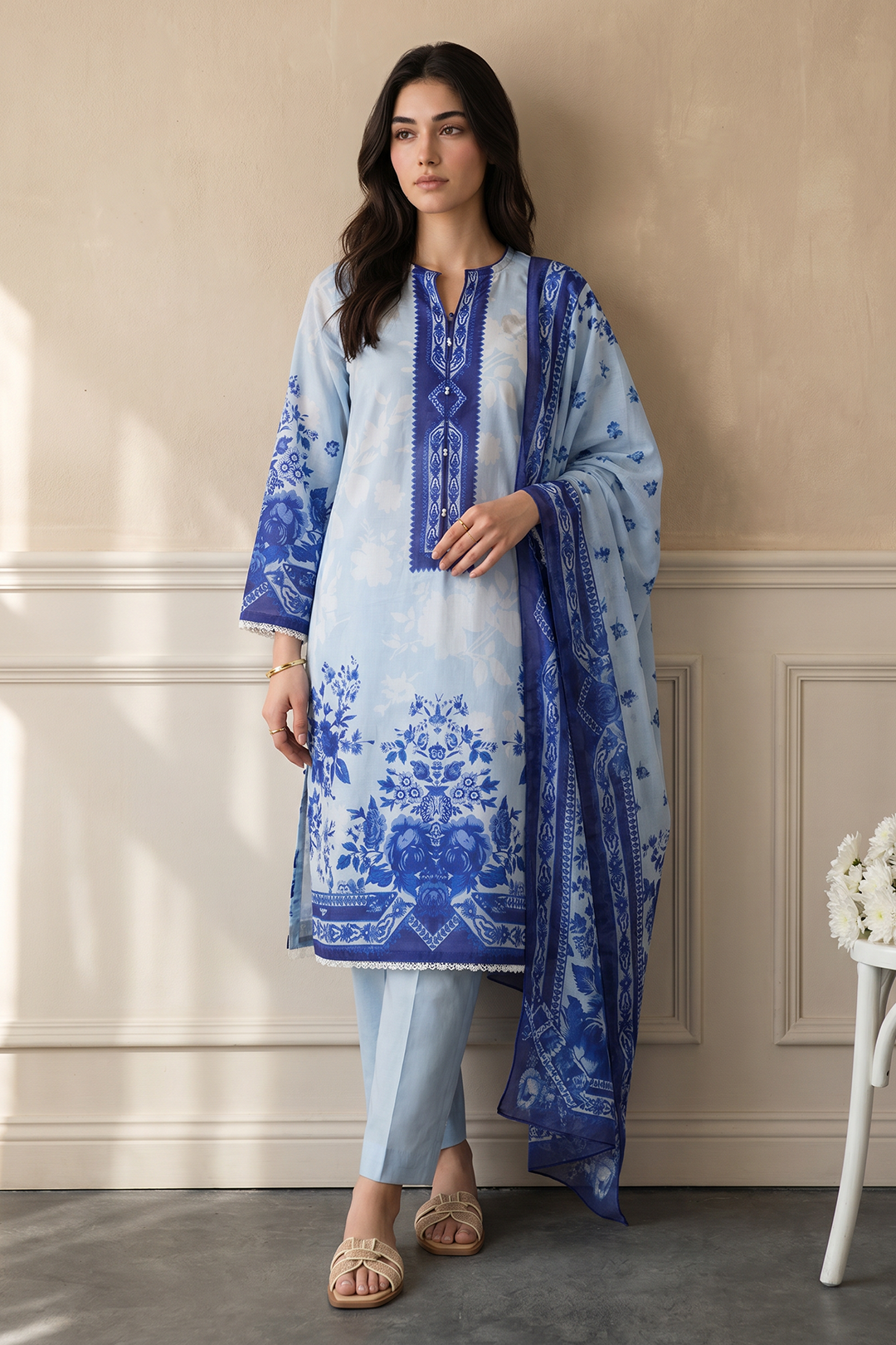 Kurta Dupatta Trouser - 1950