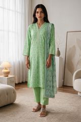 Kurta Dupatta Trouser - 2966