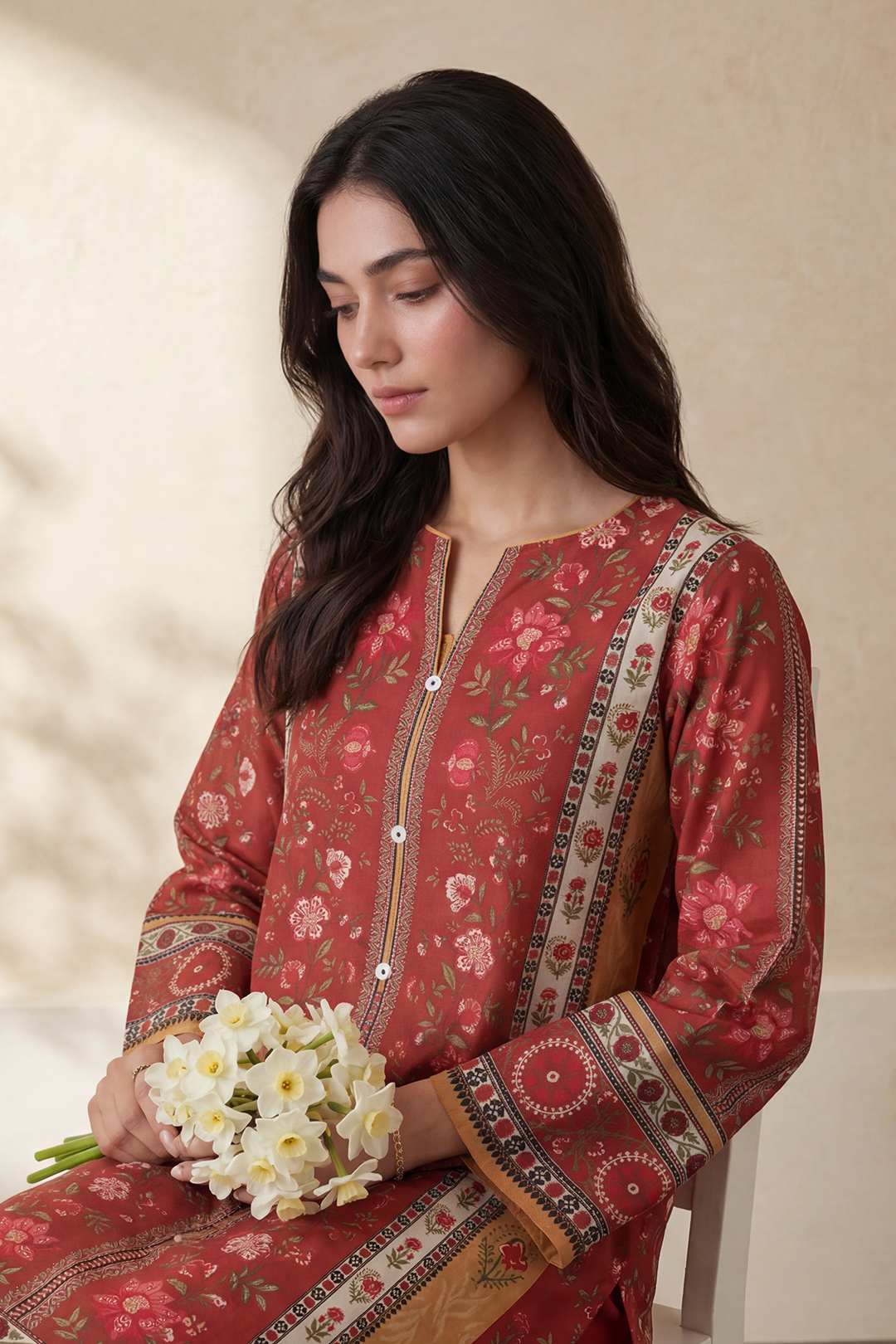 Kurta Dupatta Trouser - 2693