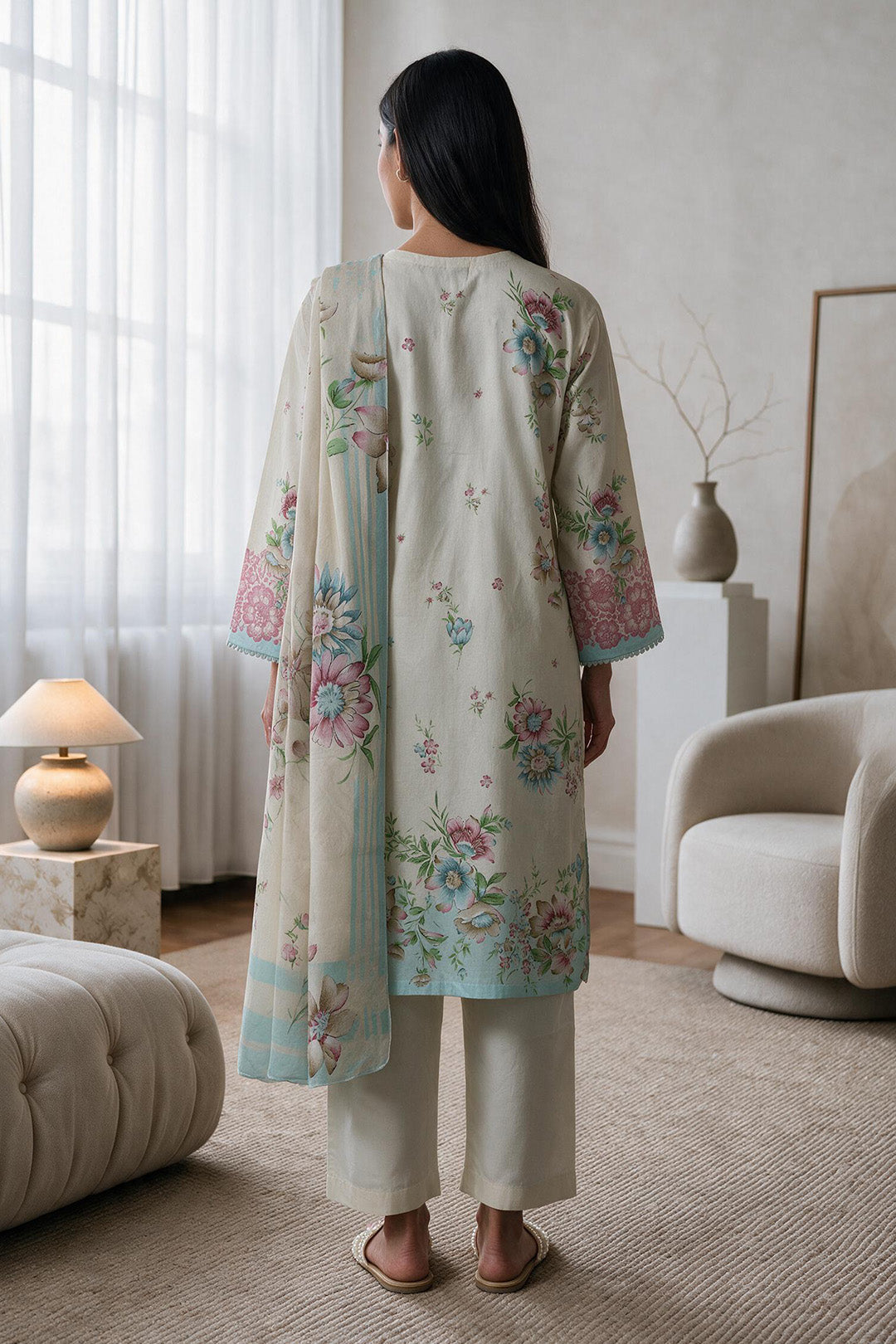 Kurta Dupatta Trouser - 2967